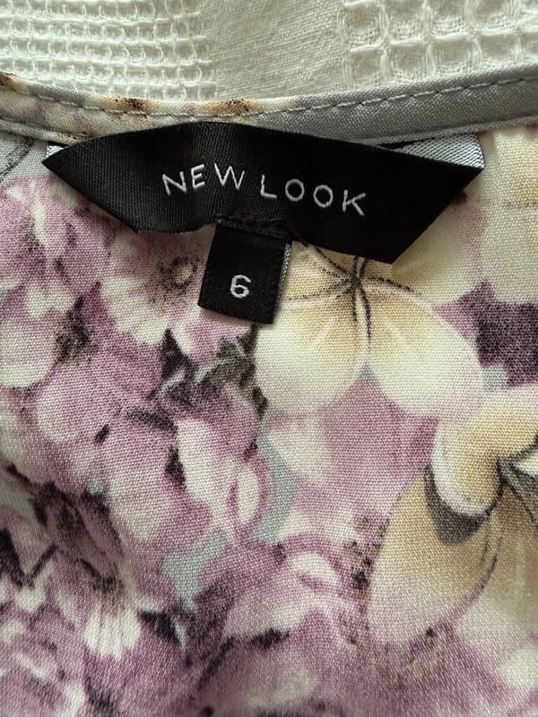 New Look New Look Grey Kimono with floral design.