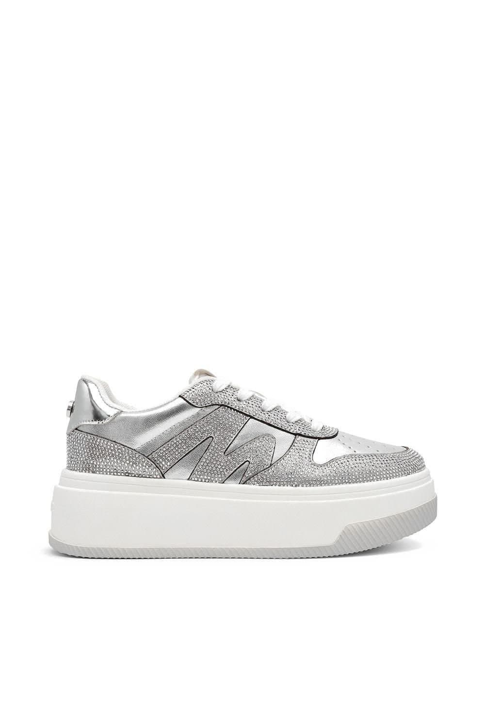 Steve Madden STEVE MADDEN Women's 'Dynamo R Sil' Trainers in Silver
