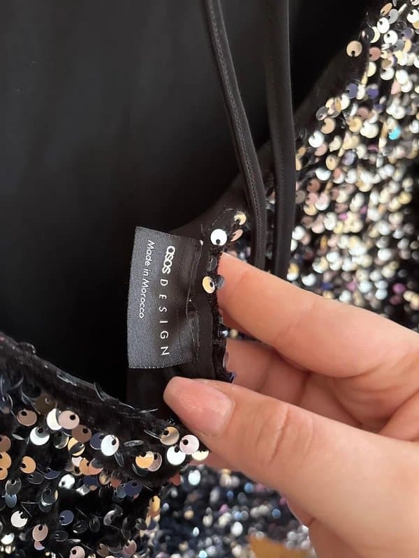 ASOS Sequin playsuit