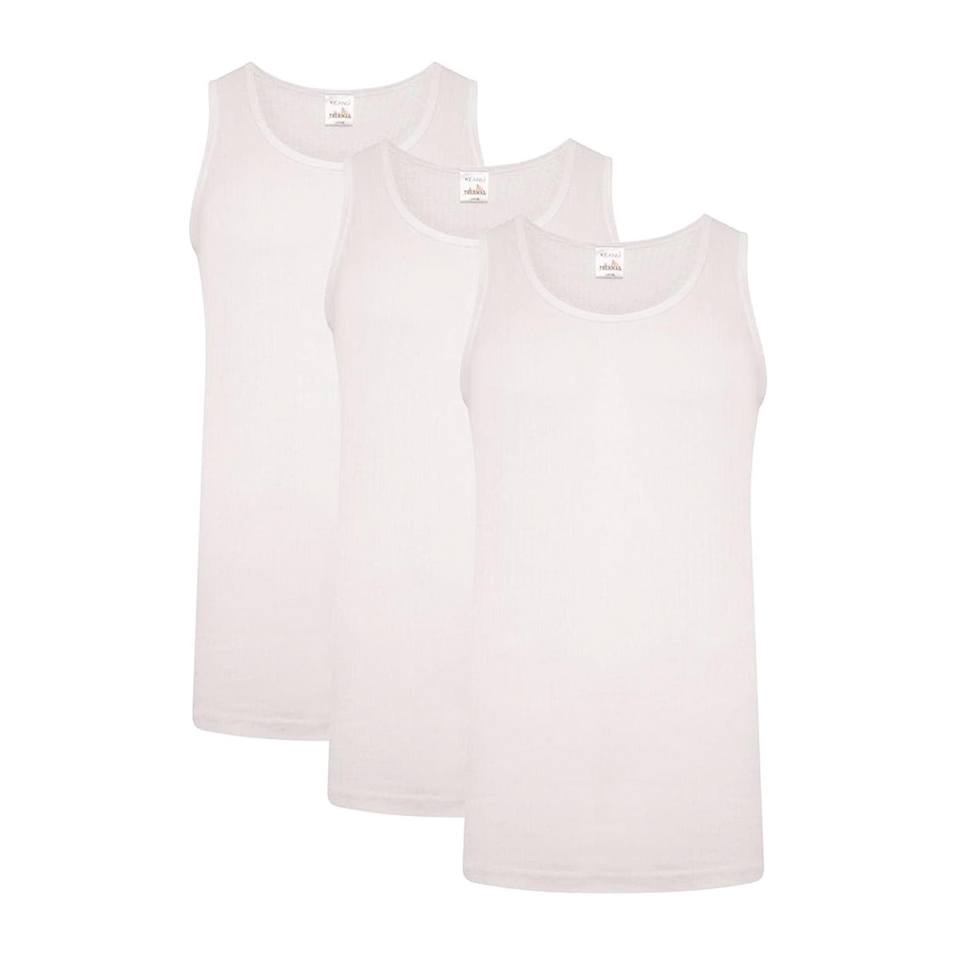 Heatforce Heatforce Men's Thermal Vest (Pack of 3) in White