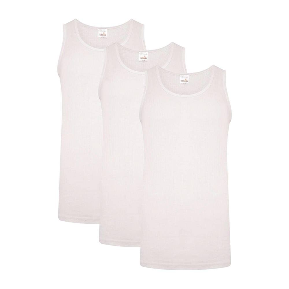 Heatforce Heatforce Men's Thermal Vest (Pack of 3) in White - 2