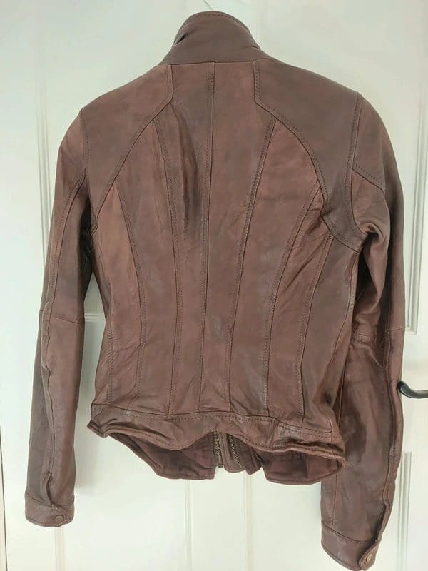 Bershka Brown Leather Jacket