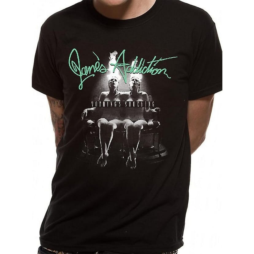 Jane`s Addiction Jane`s Addiction Men's Nothing´s Shocking Cotton T-Shirt in Black - 1
