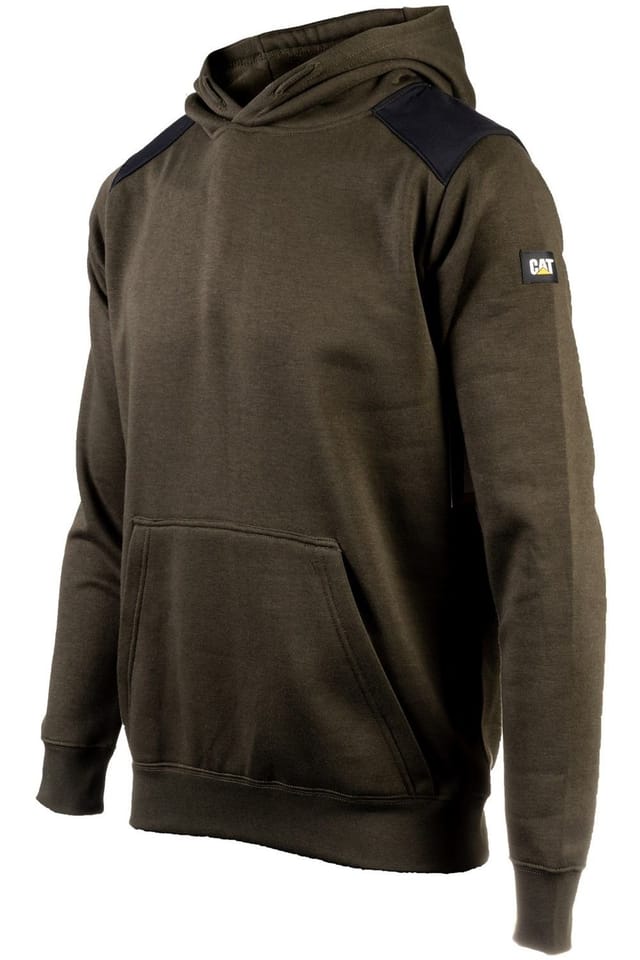 Caterpillar Caterpillar Men's Essentials Hooded Sweatshirt in Green - 2