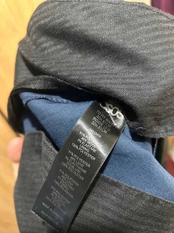 ASOS Navy ASOS Trousers