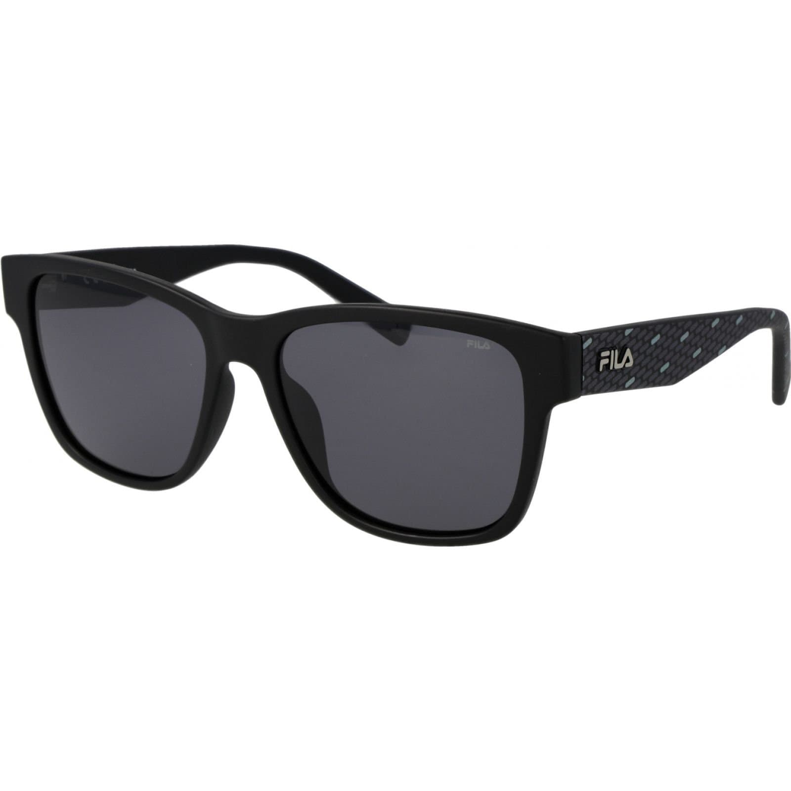 Fila FILA Men's SFI118 55U28P Square/Rectangle Sunglasses in Black