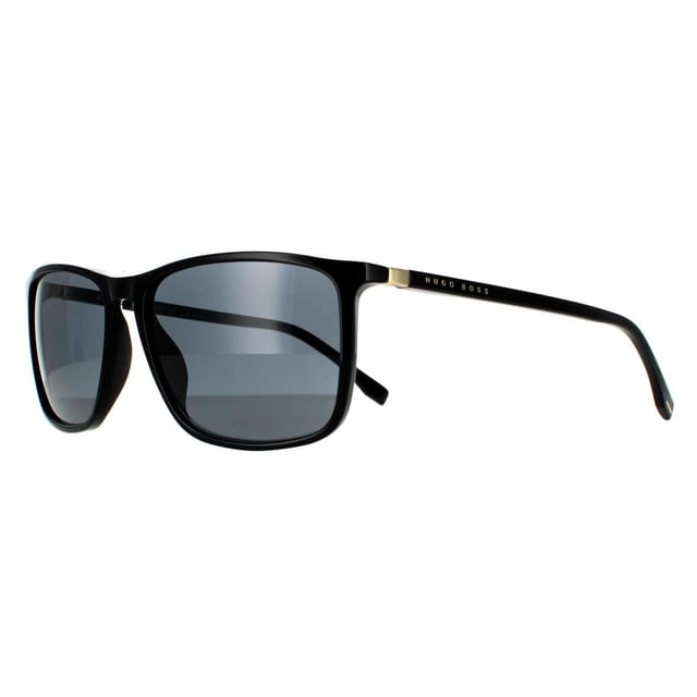 Hugo Boss Hugo Boss Men's Square Black Gold Grey Sunglasses - 2