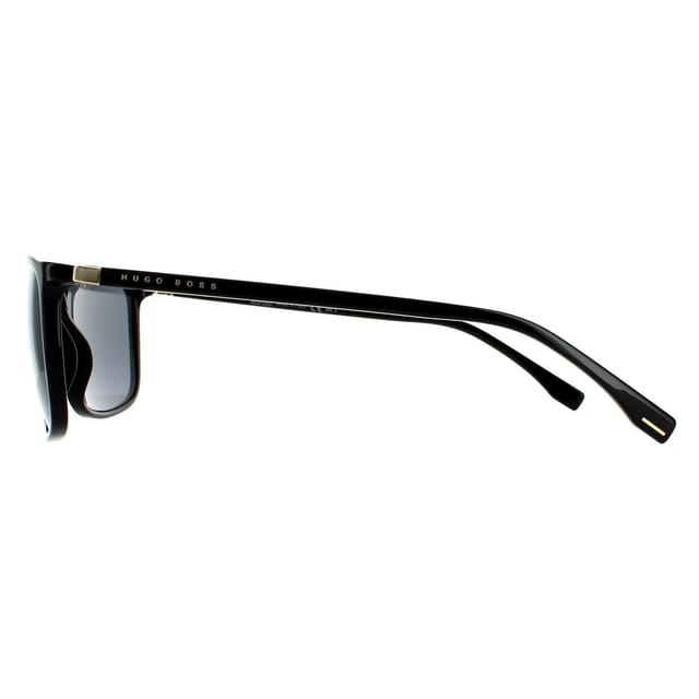 Hugo Boss Hugo Boss Men's Square Black Gold Grey Sunglasses - 3
