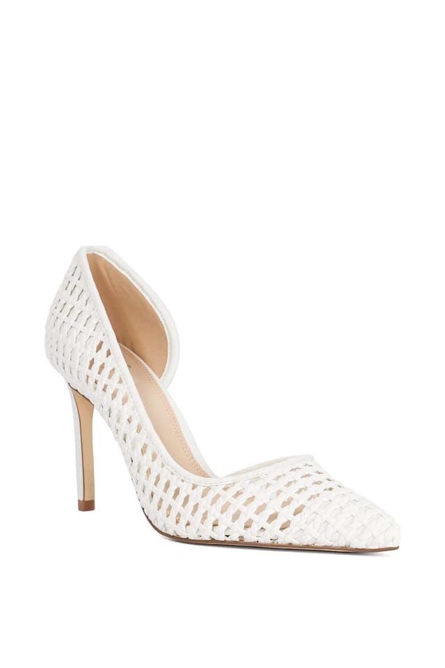 Dune London Dune London Women's 'Chicagos' Leather Court Shoes in White - 2