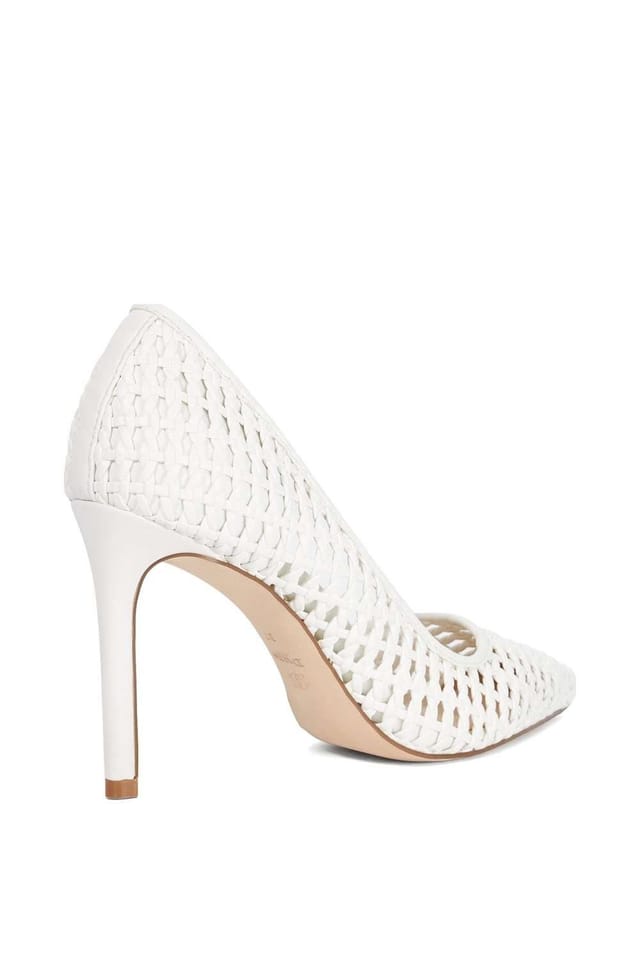 Dune London Dune London Women's 'Chicagos' Leather Court Shoes in White - 3