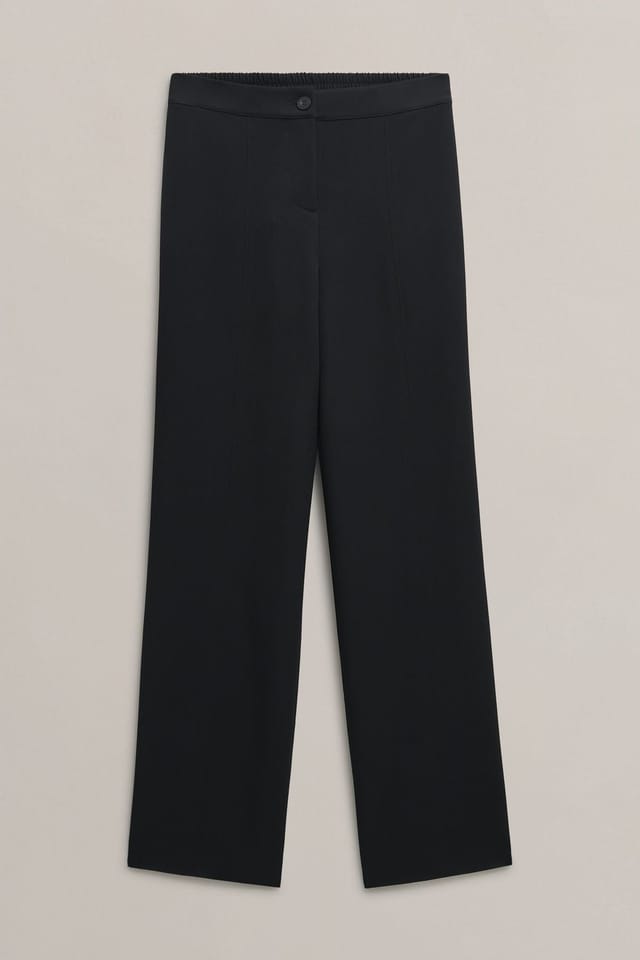 Hobbs London Hobbs London Women's Martine Relaxed Tailored Trousers in True Black - 2