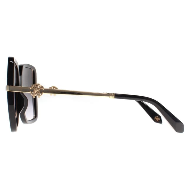 Roberto Cavalli Roberto Cavalli Women's Square Black Grey Gradient SRC007 Sunglasses - 3