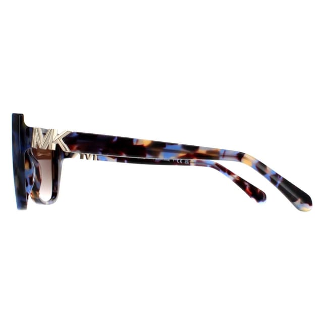 Michael Kors Michael Kors Women's Rectangle Bright Blue Tortoise Brown Gradient MK2199 Acadia - 3