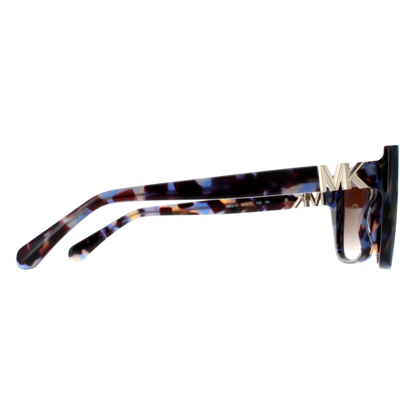Michael Kors Michael Kors Women's Rectangle Bright Blue Tortoise Brown Gradient MK2199 Acadia - 4