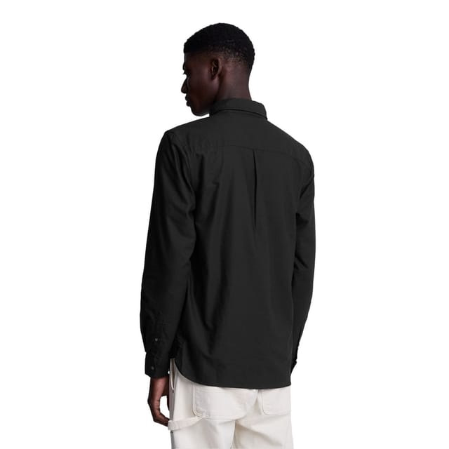 Lyle & Scott Lyle & Scott Men's Plain Oxford Shirt in Black - 2