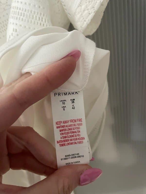 Primark Primark white top size 10
