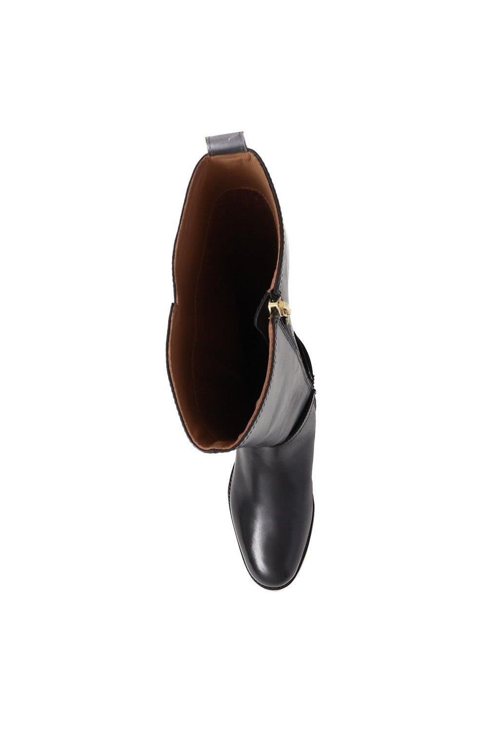 Jones Bootmaker Jones Bootmaker Women's Emaline Leather Long Boots in Black - 4
