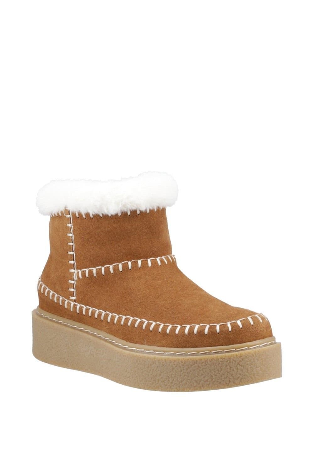 Hush Puppies Hush Puppies Women's Brielle Stitch Boot in Tan