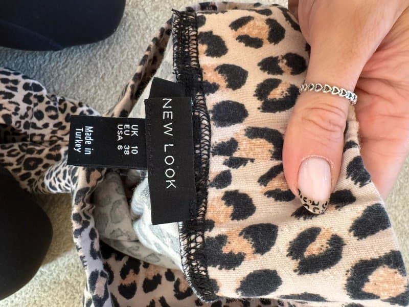 New Look Women’s New Look Leopard Flare Leggings Size 10