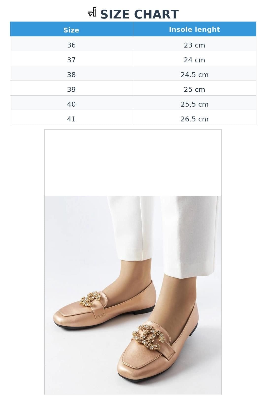 Love Lace Love Lace Women's Elegant Gold Zircon Slip On Moccasins with Synthetic in Copper - 4
