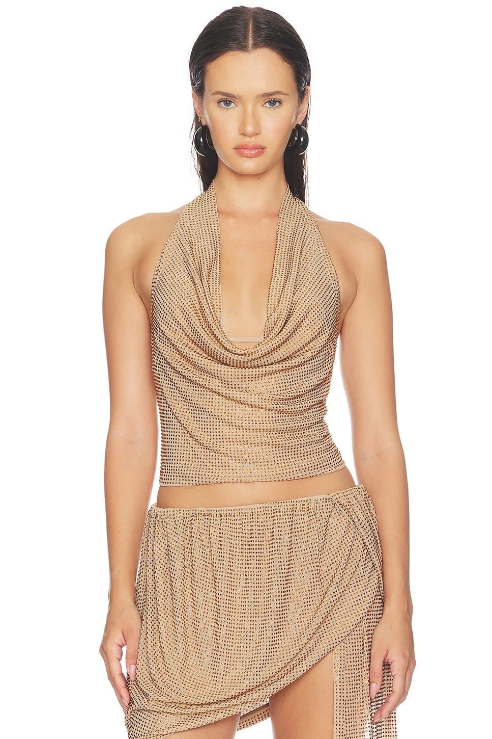 revolve Cowl Halter Top