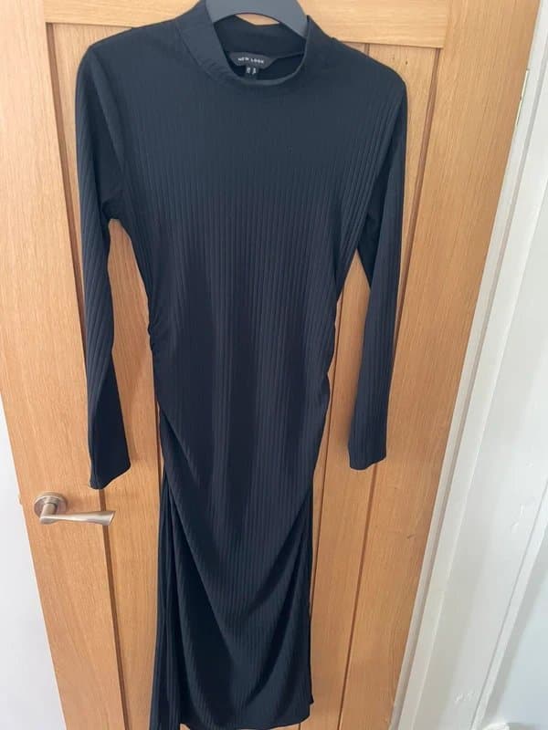 New Look New Look Ruched Midi Dress Size 12
