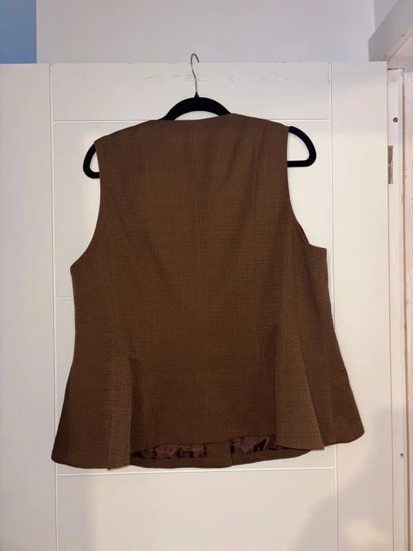 ASOS Asos peplum waistcoat uk18