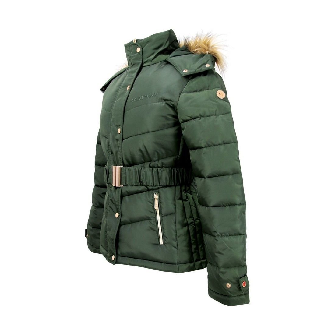 Coldstream Coldstream Women's Cornhill Quilted Coat in Dark Olive - 3