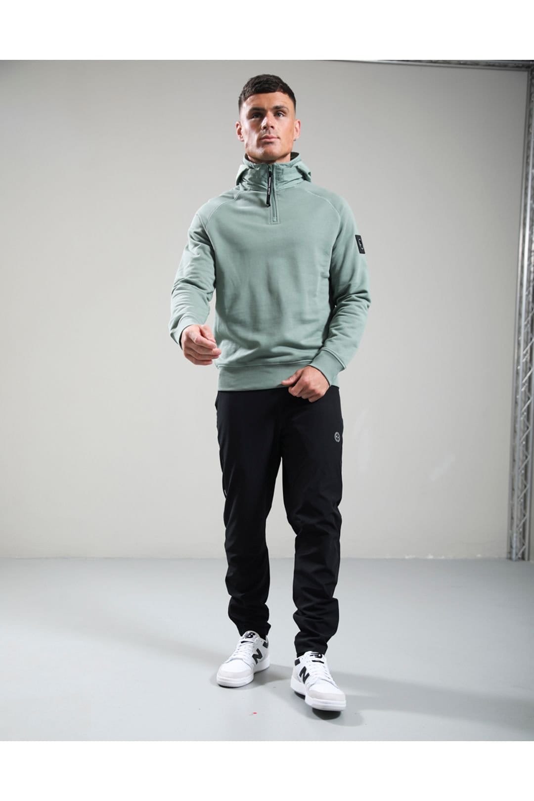 Marshall Artist Marshall Artist Men's Stanford 1/4 Zip Hood Sage - 4