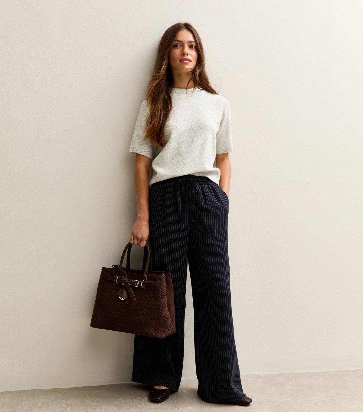 New Look Women's Petite Light Grey Short Sleeve Top New Look - 3