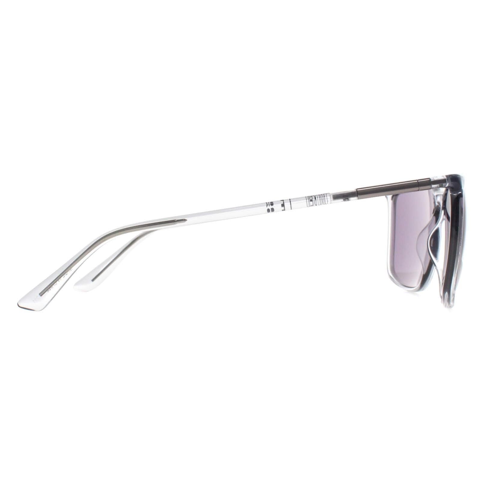 Calvin Klein CALVIN KLEIN Men's Rectangle Crystal Smoke Smoke CK22522S in Clear - 4