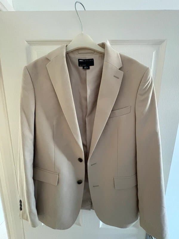 ASOS Design ASOS Design slim suit blazer in beige