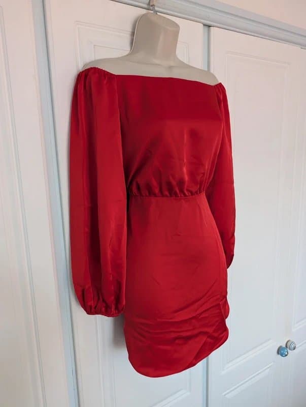 Pretty Lavish Pretty Lavish satin mini dress size 6