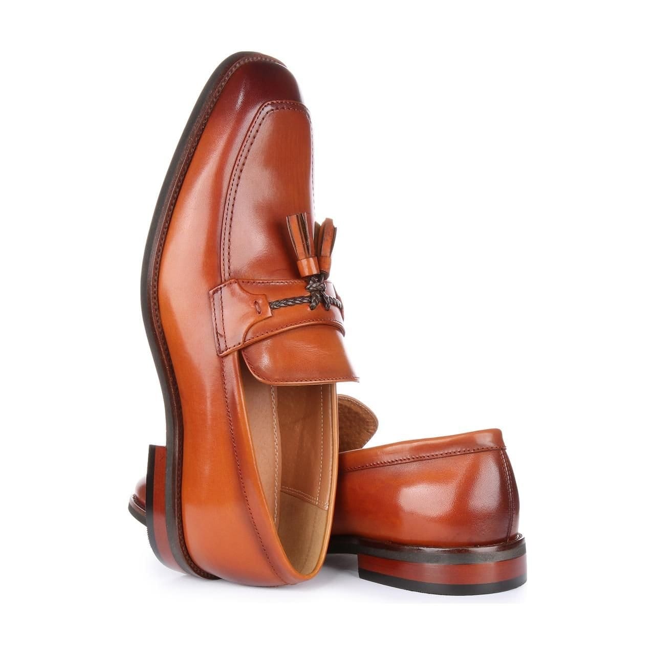 JUSTINREESS ENGLAND JUSTINREESS ENGLAND Men's 'Albie' Leather Shoes in Brown - 4
