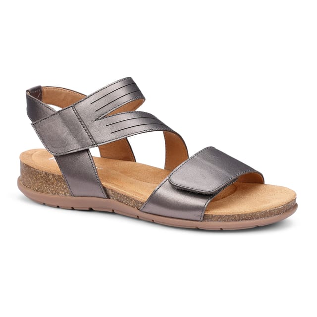 Hotter Hotter Women's Wide Fit 'Ruen' Sandals in Metallics - 2