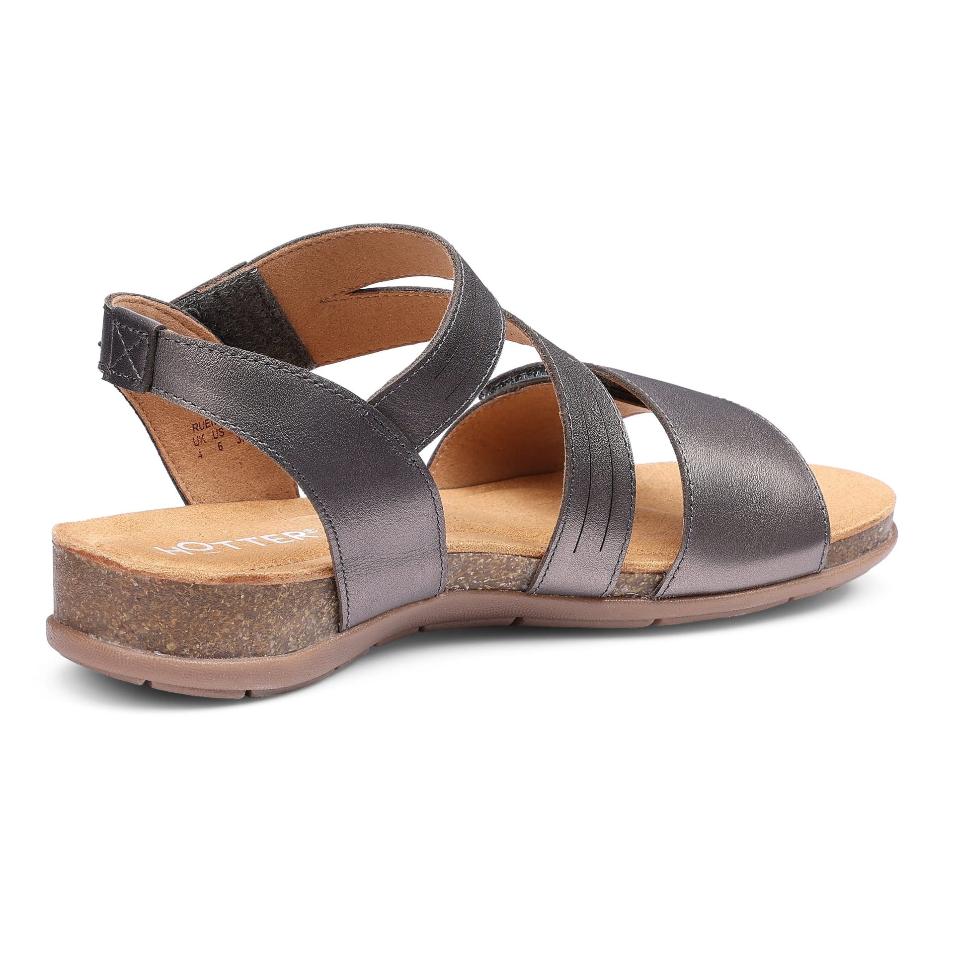 Hotter Hotter Women's Wide Fit 'Ruen' Sandals in Metallics - 4