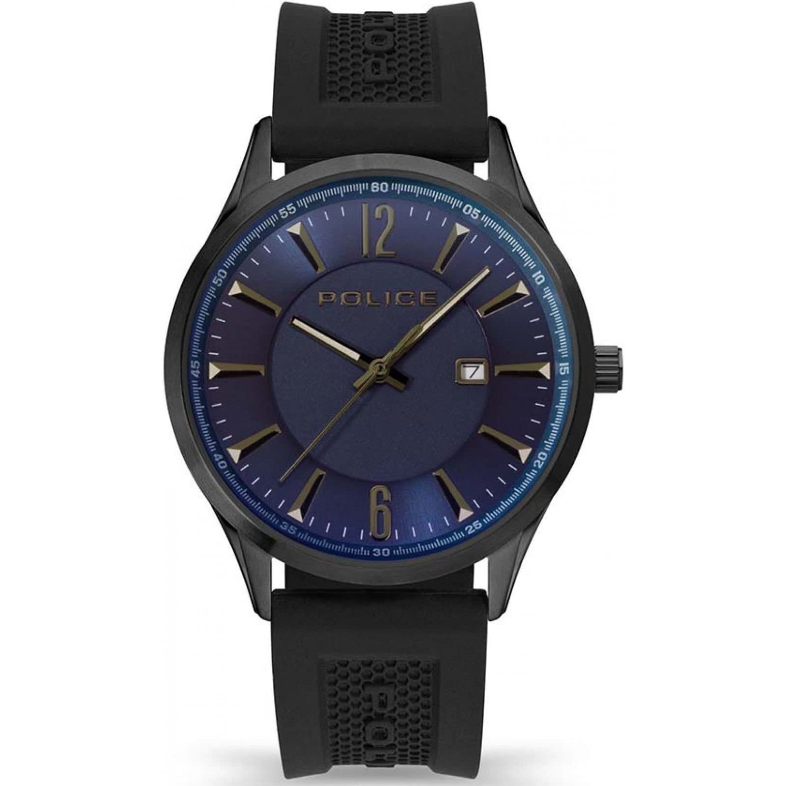 Police Police Men's PEWJN2194440 Laser 44mm Quartz Watch in Black