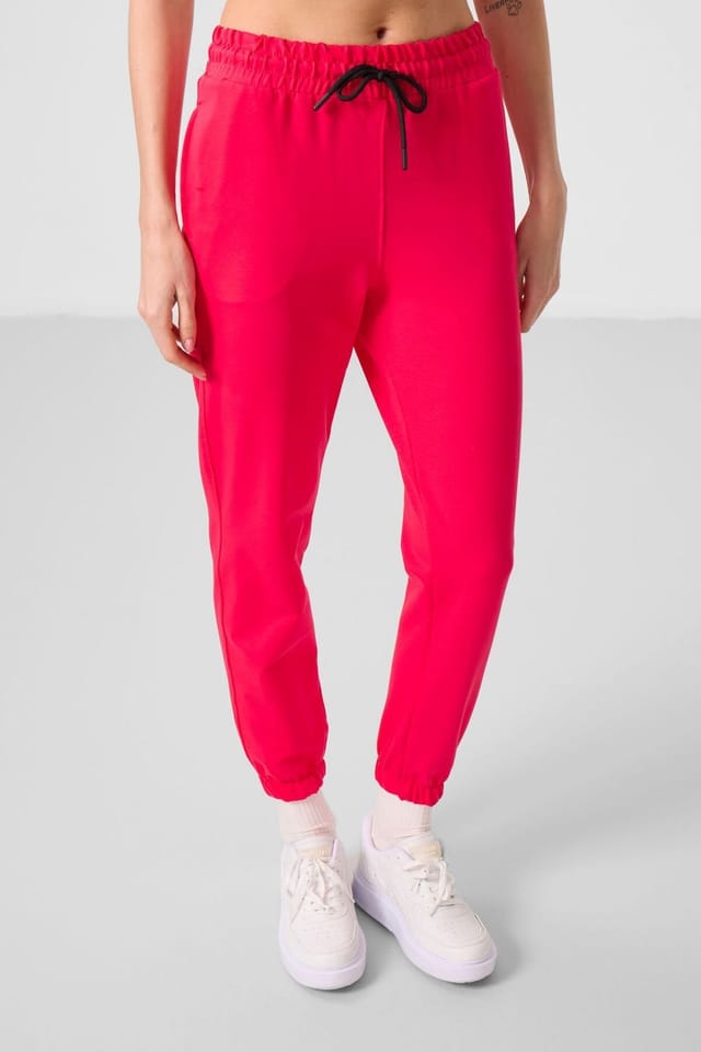 Tommy Life Tommy Life Women's Women's Knit Tracksuit Set in Bright Pink - 2