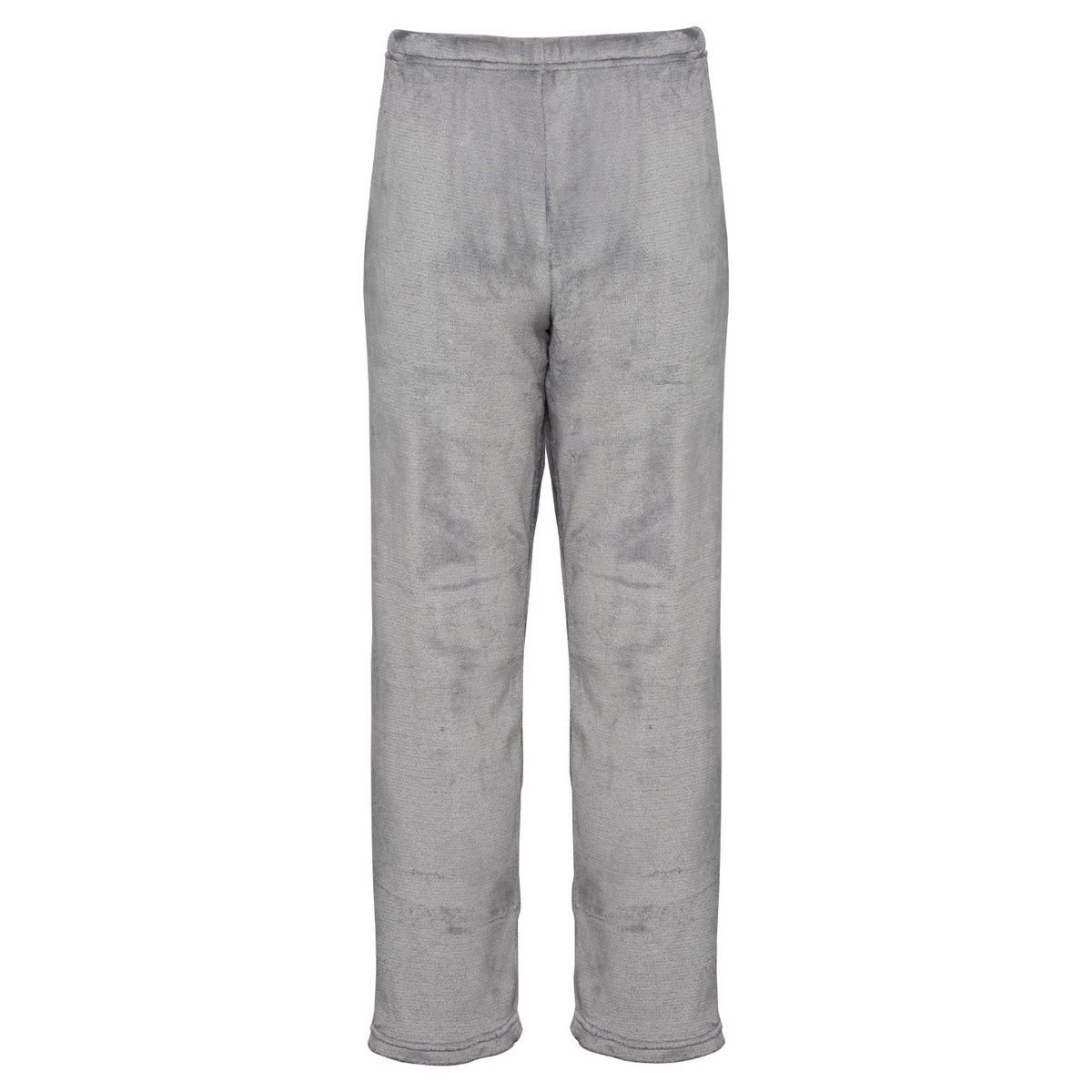 Ribbon Ribbon Men's Eskimo Style Fleece Lounge Pants in Grey - 2