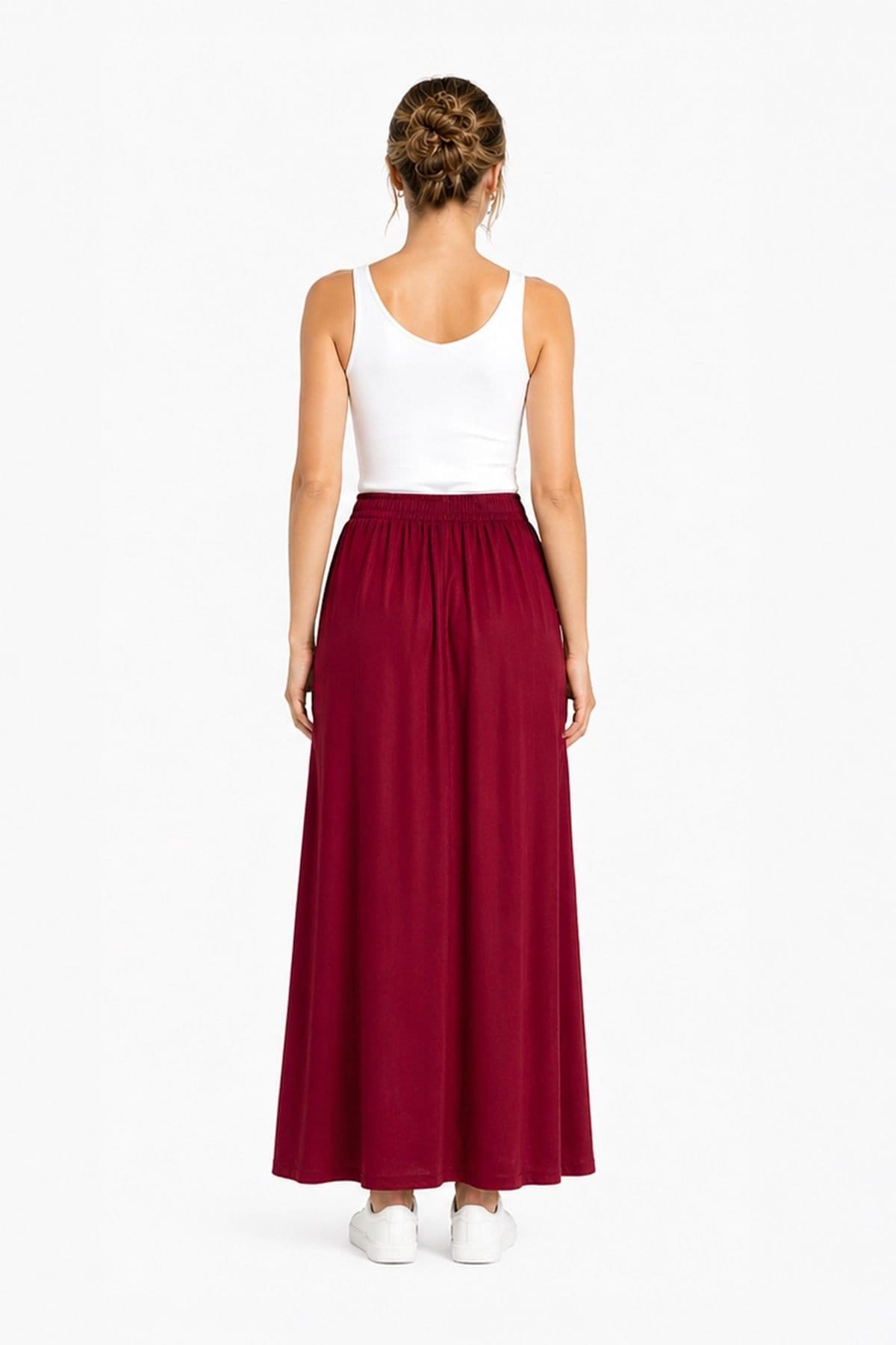 Kettlewell Kettlewell Women's Selena Satin Skirt in Raspberry - 4