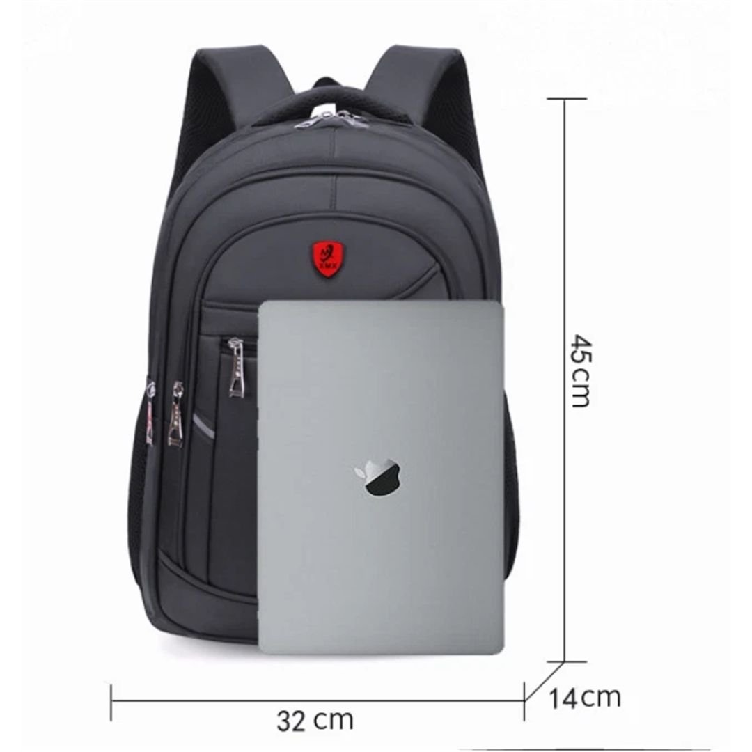 Nordara Nordara Men's Waterproof Large Laptop Backpack Travel Business School Bag in Black - 2