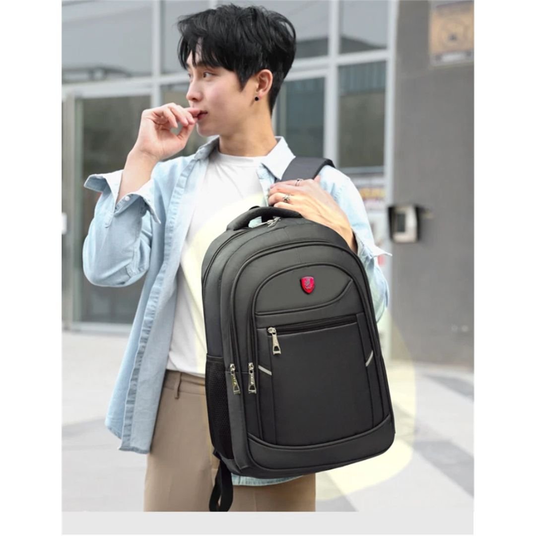Nordara Nordara Men's Waterproof Large Laptop Backpack Travel Business School Bag in Black - 4