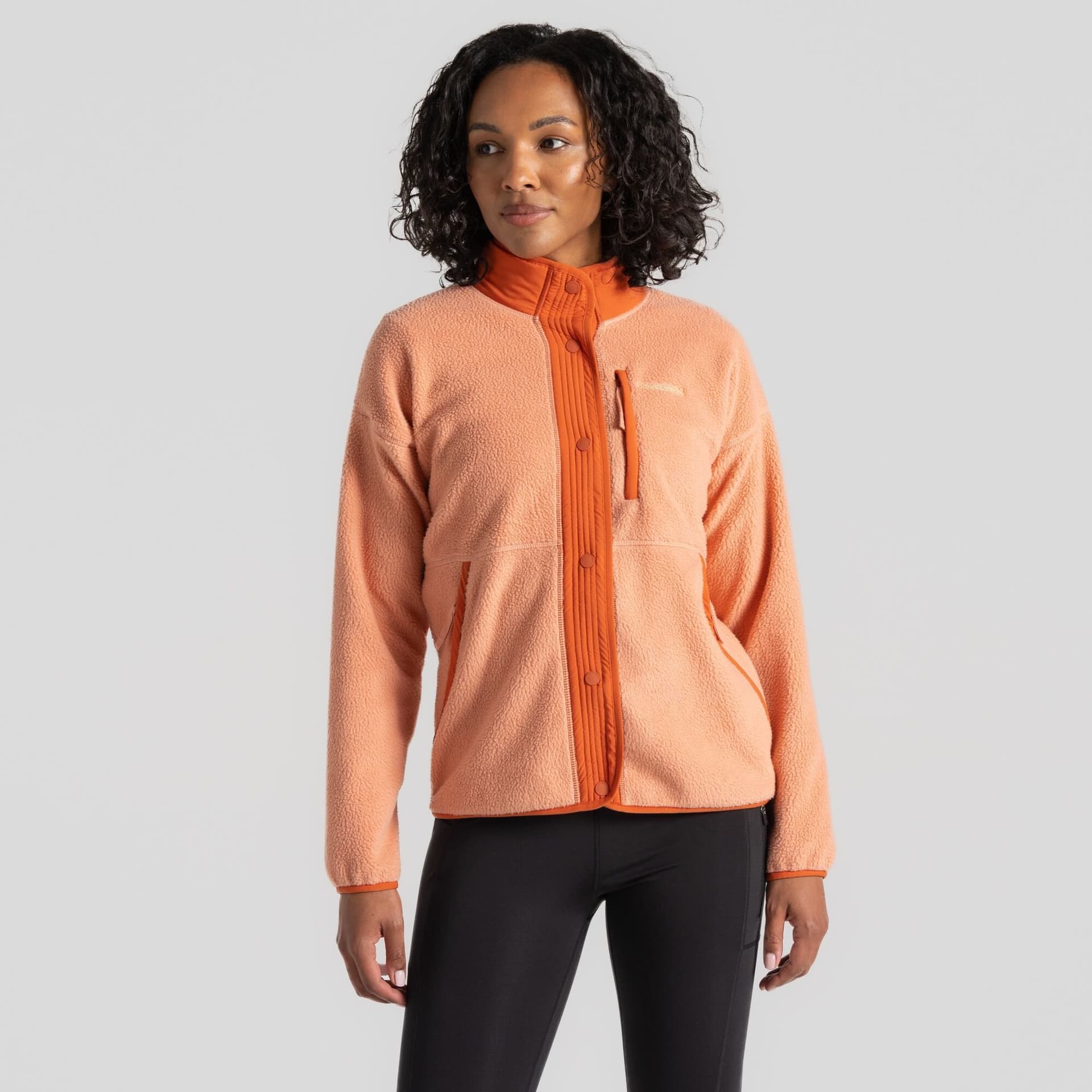 Craghoppers Craghoppers Women's Oxlip Sherpa Insulating Fleece Jacket in Terracotta