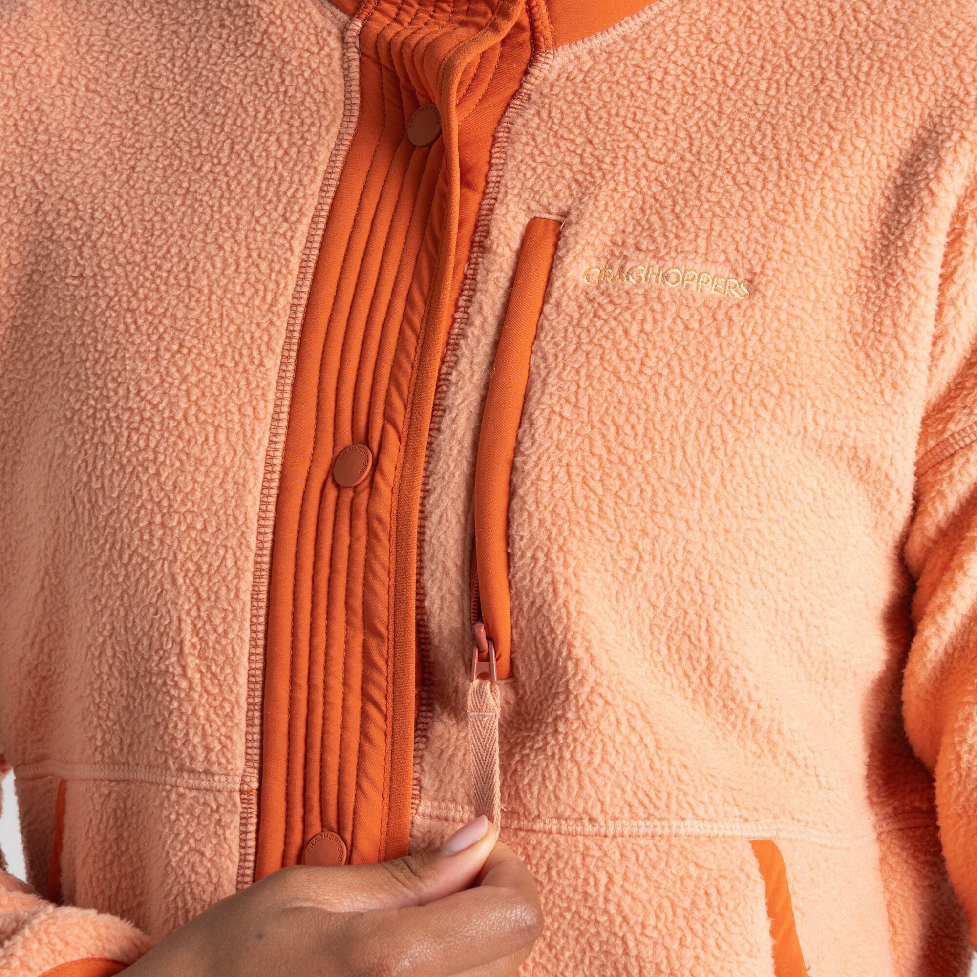 Craghoppers Craghoppers Women's Oxlip Sherpa Insulating Fleece Jacket in Terracotta - 4
