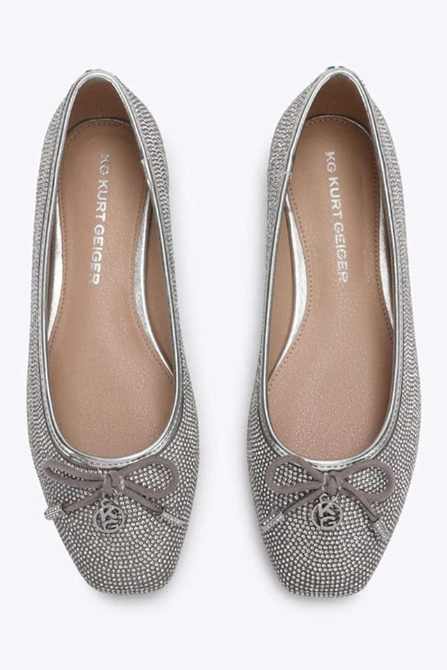 KG Kurt Geiger KG Kurt Geiger Women's 'Mara' Flats in Silver - 2