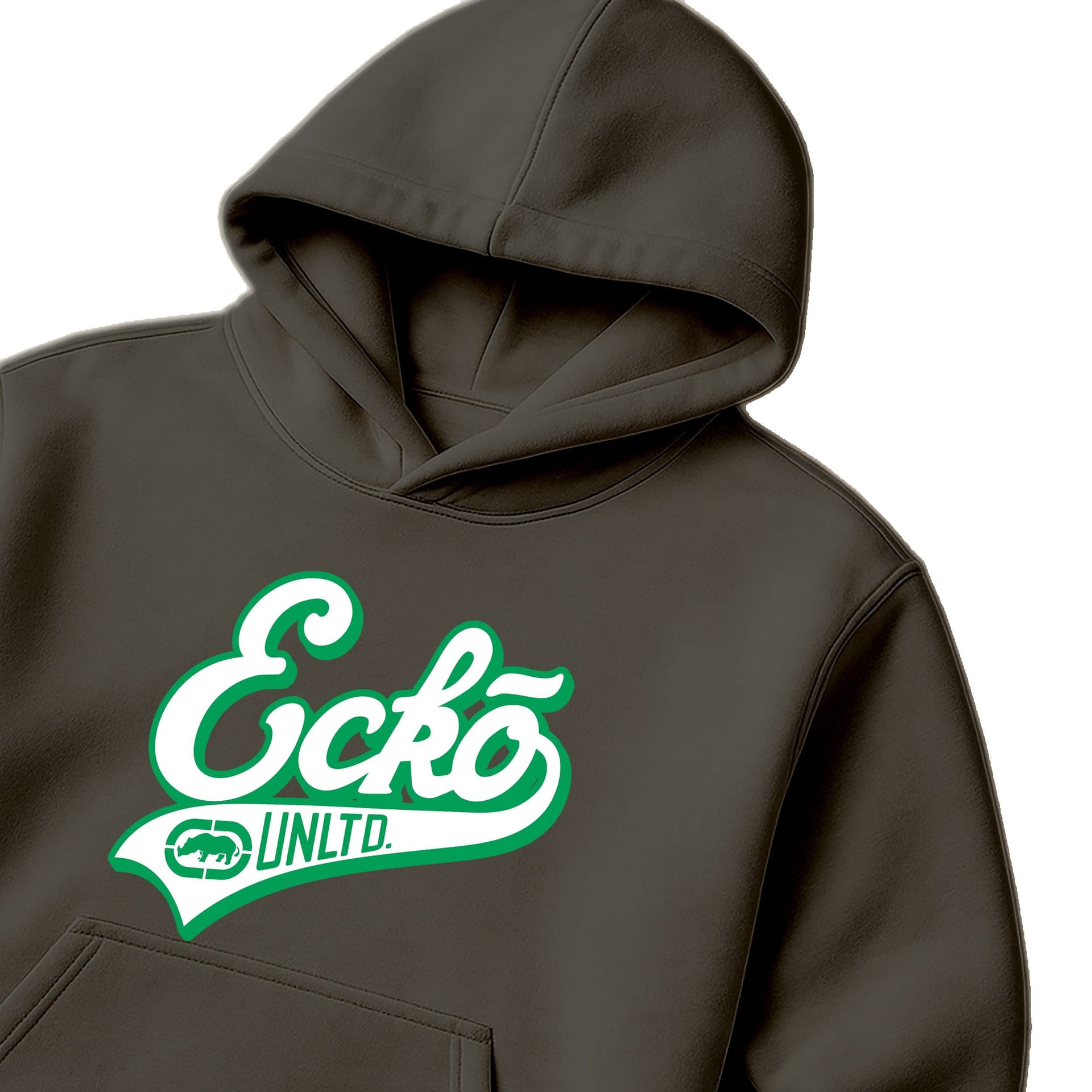 Ecko Untld. Ecko Untld. Men's Script Hoodie in Charcoal - 4