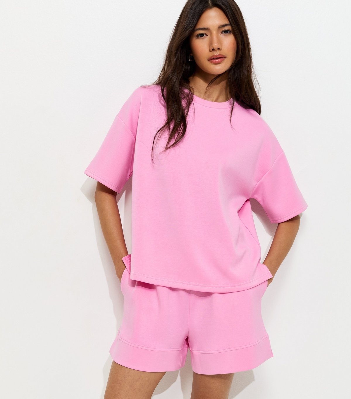 New Look Women's Premium Light Pink Sweatshirt T-Shirt New Look - 2