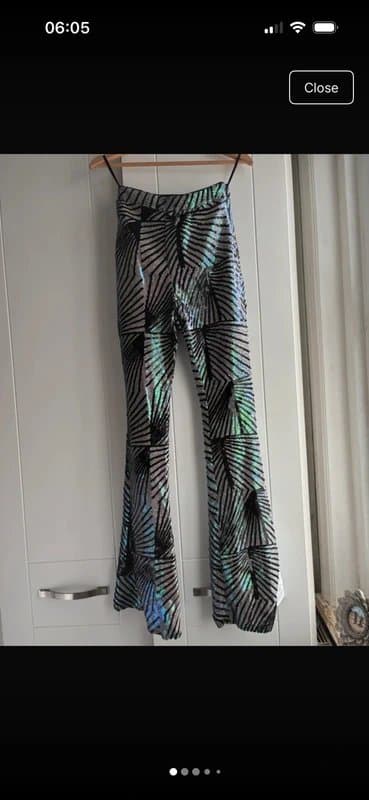 ASOS Sequinned flare trousers