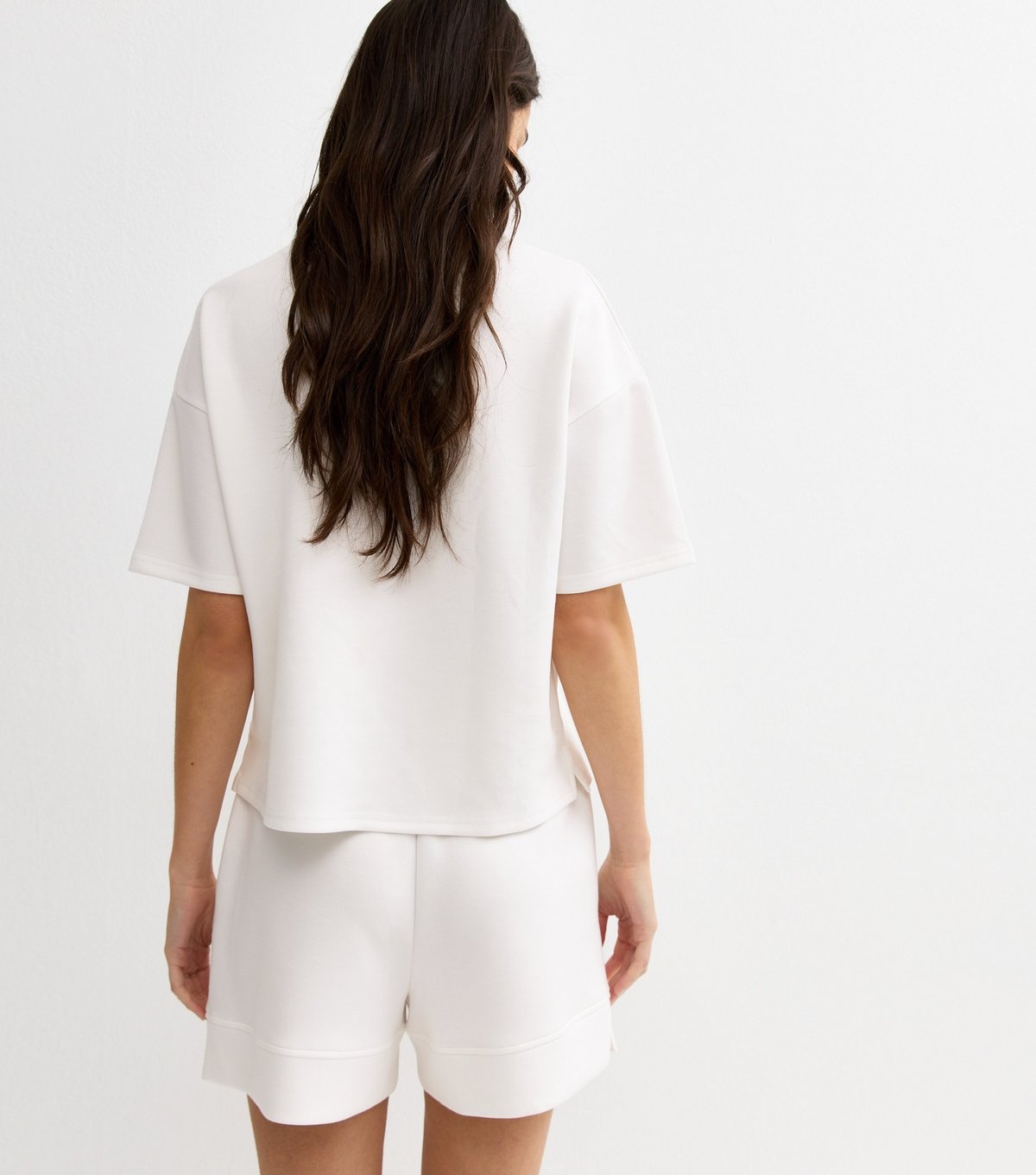 New Look Women's Premium Cream Jersey Shorts New Look - 4