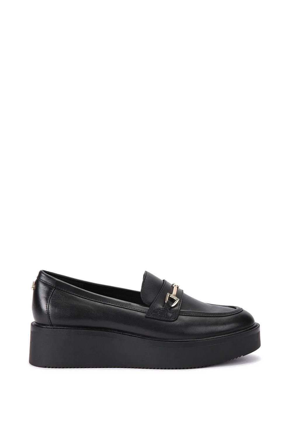 Carvela Carvela Women's 'Vista Loafer' Leather Flats in Black